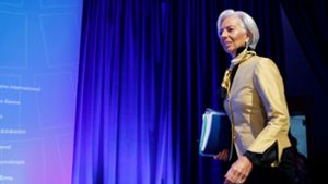 Auch IWF-Chefin Crhistine Lagarde macht sich Sorgen um den freien Handel Foto: dpa