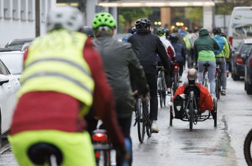 Laut Veranstalter haben an der letzten „Critical Mass“ 1700 Radfahrer teilgenommen. Foto: Lichtgut/Julian Rettig