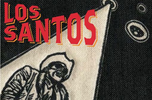 Cowboy mit fliegenden Untertassen: das Cover zum Los-Santos-Album „Cowboys & Cosmonauts“ Foto: Label