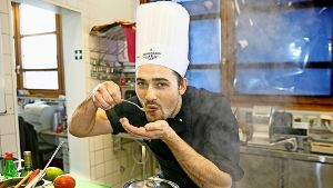 Wer in der Gastronomie arbeiten möchte, braucht Leidenschaft“, betont der   Wettbewerbsgewinner Dario Geiger. Foto: Horst Rudel