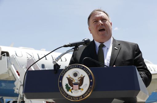 Außenminister Pompeo beschuldigt den Iran. Foto: Jacquelyn Martin/AP POOL/dpa/Jacquelyn Martin