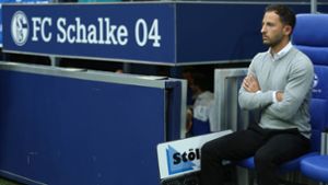 Trainer Domenico Tedesco sitzt nicht mehr auf der Schalke-Bank. Foto: dpa