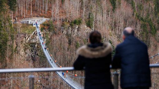 Die Hängebrücke im Schwarzwald ist ein Erfolg. Foto: dpa/Philipp von Ditfurth
