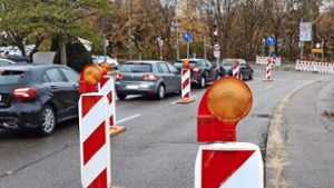 Von 15. April an wird die Dietbachstraße wegen Kanalbauarbeiten zehn Wochen lang vollständig gesperrt. Foto: Steegmüller