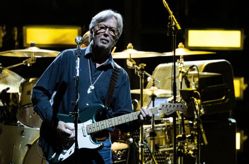 „Layla“ gibt es im Doppelpack:  Eric Clapton, der „Gitarrengott“ Foto: AFP