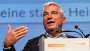 CDU-Landeschef Strobl fordert eine stärkere Auseinandersetzung mit der AfD Foto: dpa