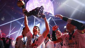 Diego Simonet und Montpellier gewannen im vergangenen Jahr die Handball Champions League. In diesem Jahr droht das dritte Final Four ohne deutsche Beteiligung in Folge. Foto: Getty