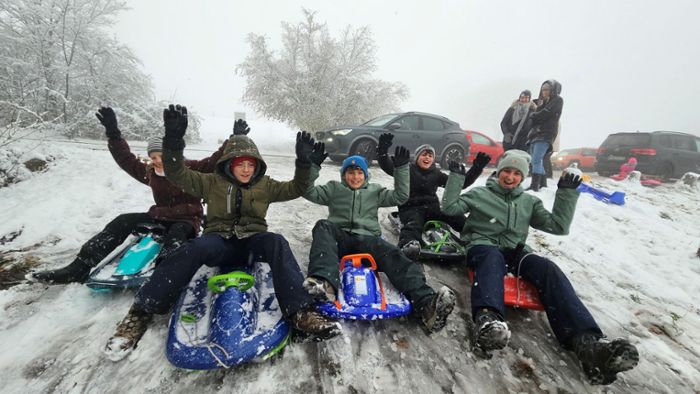 Schnee in Stuttgart: Märchenhaft verschneit – die schönsten Bilder aus der Region