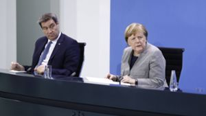 Bei der Bewertung der wichtigsten Politiker ging es auch für Angela Merkel und Markus Söder aufwärts. Foto: imago images/M. Popow via www.imago-images.de