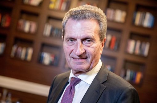 Von 2005 bis 2010 war Günther Oettinger Ministerpräsident Baden-Württembergs. Foto: dpa