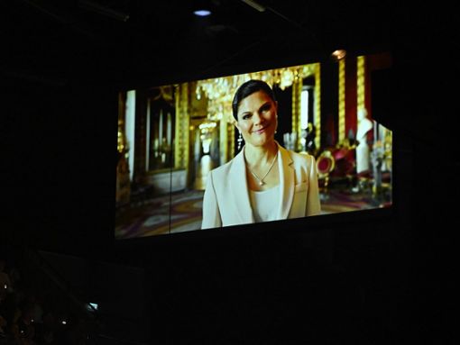 Kronprinzessin Victoria von Schweden eröffnete den ESC 2024 in Malmö. Foto: imago/TT