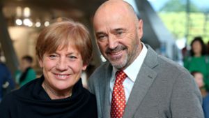 Rosi Mittermaier und ihr Mann Christian Neureuther Foto: Getty Images/Alexander Hassenstein