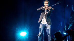 Star-Violinist David Garrett in der Hanns Foto: Lichtgut/Julian Rettig