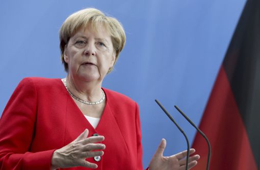 „Die Zeiten, in denen wir uns auf andere völlig verlassen konnten, die sind ein Stück vorbei“, sagte Kanzlerin Angela Merkel. Foto: AP
