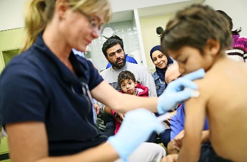 Bei vielen Flüchtlingen hat der Impfschutz gegen  Masern gefehlt. Foto: dpa