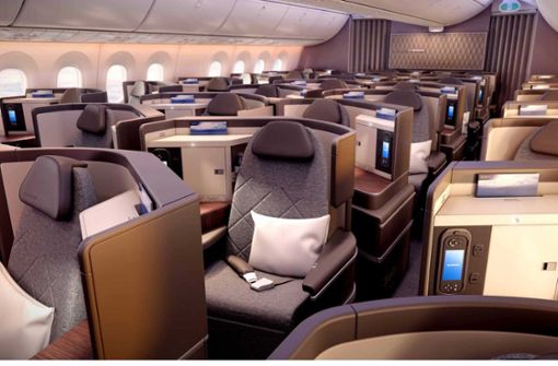 Wer mit einer Maschine des Flugzeugherstellers Boeing fliegt, kann auf einem Sitz von Recaro sitzen. Foto: Recaro  Aircraft Seating