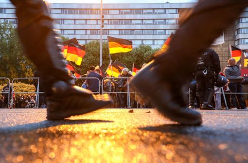 Der Verfassungsschutz nimmt die Bürgerbewegung „Pro Chemnitz“ unter die Lupe. Foto: ZB
