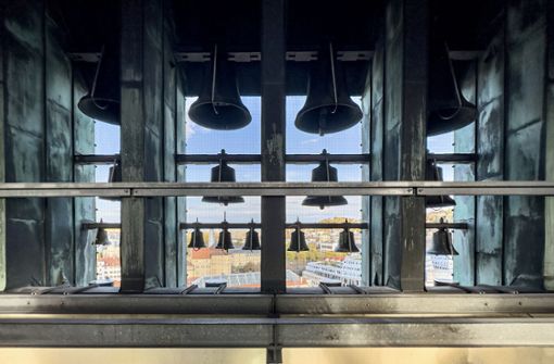 Die Glocken im Stuttgarter Rathausturm werden am 15. und 16. Juni beim Festival in Bewegung sein. Foto: Stadt Stuttgart/Dominik Thewes