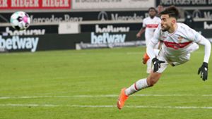 Macht Nicolas Gonzalez beim VfB Stuttgart schon bald den Abflug? Foto: Baumann
