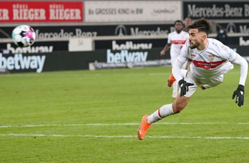 Macht Nicolas Gonzalez beim VfB Stuttgart schon bald den Abflug? Foto: Baumann