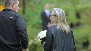 US-Schauspielerin Meryl Streep nahm Abschied von Debbie Reynolds und ihrer Tochter Carrie Fisher. Foto: AP