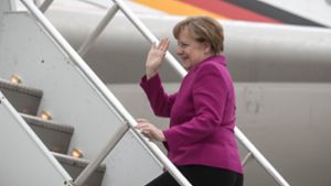 Zum 508. Mal geht Angela Merkel an diesem Mittwoch als Kanzlerin auf Auslandsreise – im Regierungsflieger erlebt man sie auch einmal ungeschminkt. Foto: dpa/Michael Kappeler