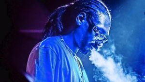 US-Rapper Snoop Dogg nach dem Killesberg-Konzert als DJ im „Pure“ in der Friedrichstraße Foto: Thomas Niedermüller