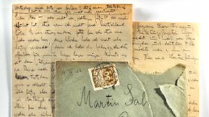 Der jüngste Neuzugang des Archivs: ein weiterer Kafka-Brief Foto: DLA Marbach/Chris Korner