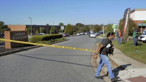 Ein Mann soll in einer Firma im US-Bundesstaat Maryland drei Menschen erschossen und zwei weitere verletzt haben. Foto: AP/The Baltimore Sun