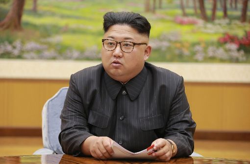 Kim Jong Un stellt sich gegen die USA. Foto: dpa