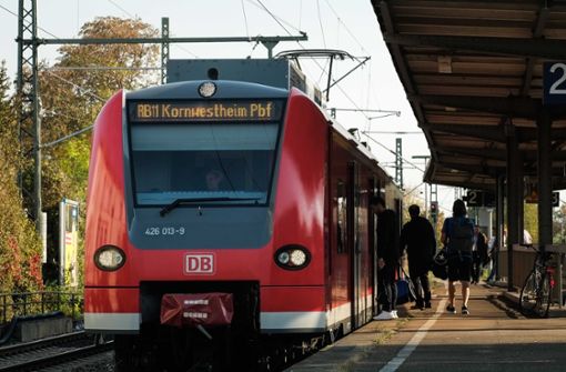 Am Donnerstag fuhr die Schusterbahn zwischen Untertürkheim und Kornwestheim. In den vergangenen Tagen fiel sie öfter aus Foto: Lichtgut/Max Kovalenko