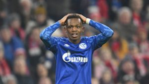Ärger für Rabbi Matondo beim FC Schalke 04. Foto: dpa/Tobias Hase