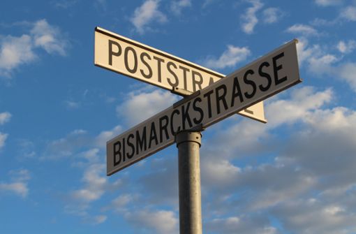 An die Bismarckstrasse grenzen auch weitere Straßen mit deutschen Namen an, wie die Poststraße. In Berlin wurde erbittert um die Umbenennung von Straßen gestritten, die an die Kolonialzeit erinnern. Jetzt will sich auch Namibia von den Überbleibseln der deutschen Unterdrückerherrschaft befreien. Foto: dpa
