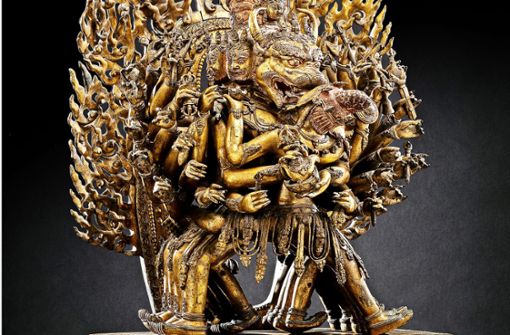 Objekt der Begierde: die mächtige Gottheit Vajrabhairava Foto: Auktionshaus Nagel