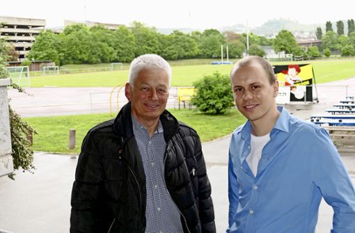 Andreas Stolz (links) und sein Geschäftsführer Foto: Uli Nagel