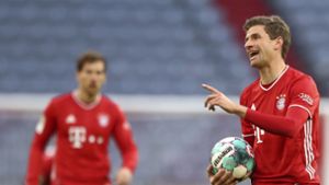Thomas Müller spielte mit dem FC Bayern München nur 1:1 gegen Werder Bremen. Foto: dpa/Matthias Schrader