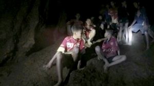 Die Kinder sind seit eineinhalb Wochen in der Höhle gefangen. Foto: XinHua