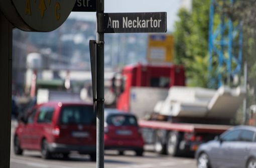 Am Neckartor in Stuttgart ist die Feinstaubbelastung besonders hoch. Foto: dpa