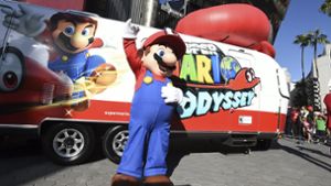 In Japan kann man bald in die Welt von Super Mario eintauchen. Foto: AP/Jordan Strauss