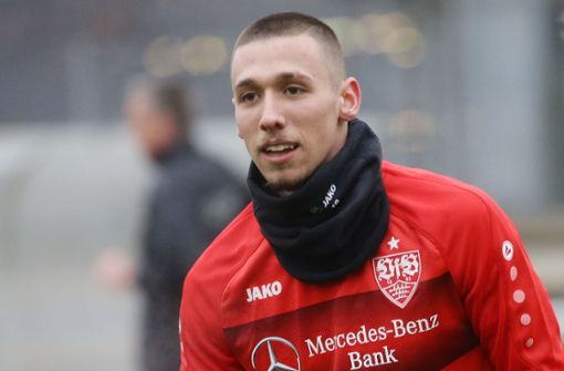 Statt beim 1. FC Köln nun beim VfB Stuttgart im Training: Darko Churlinov Foto: Pressefoto Baumann