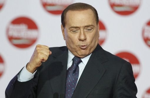 Silvio Berlusconi hat Grund zur Freude: Bei den Regionalwahlen in Italien schnitt die Regierung gut ab.  Foto: dpa
