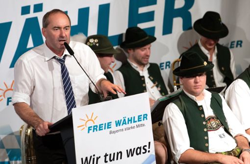Hubert Aiwanger (Freie Wähler) beim Gillamoos-Volksfest im niederbayerischen Abensberg Foto: dpa