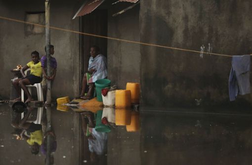 In Mosambik kam es nach dem Zyklon „Idai“ zu Überschwemmungen. Foto: AP