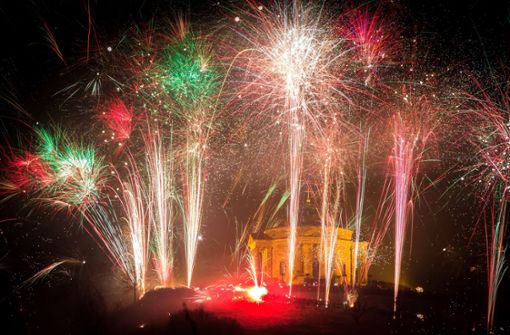 Feuerwerk an der Grabkapelle Württemberg ist dieses Jahr  nicht erlaubt. Foto: Lichtgut/Achim Zweygarth