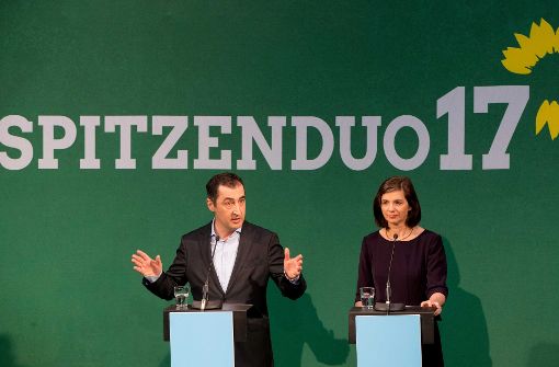 Cem Özdemir und Katrin Göring-Eckardt  sind Spitzenkandidaten der Grünen. Foto: dpa