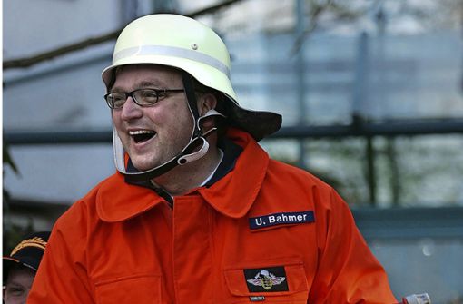 Hat nach wie vor gut lachen: Ulrich Bahmer. Eine Szene beim närrischen  Rathaussturm  2007. Foto: factum/