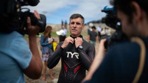 Ben Lecomte will von Japan aus 9000 Kilometer weit bis nach Amerika schwimmen. Foto: AFP