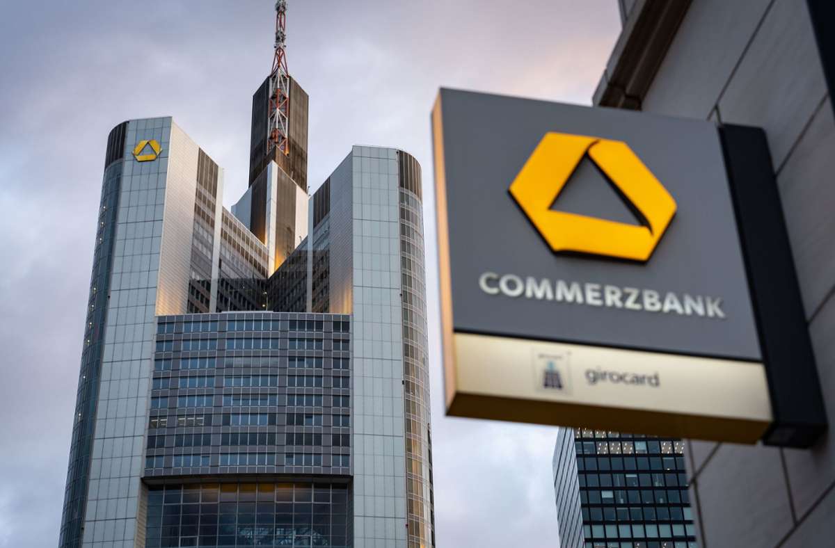 Die Commerzbank wurde in der Finanzkrise vom Staat gerettet. Foto: dpa/Frank Rumpenhorst