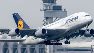 Ein Airbus A380 der Lufthansa. (Symbolbild) Foto: dpa