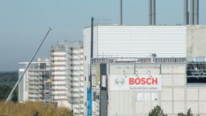 In Dresden entsteht derzeit ein neues Halbleiter-Werk von Bosch. Foto: dpa/Sebastian Kahnert